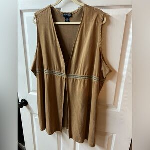 Faux Suede Vest